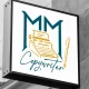 Logótipo desenvolvido para Márcio Matos, copywriter freelancer
